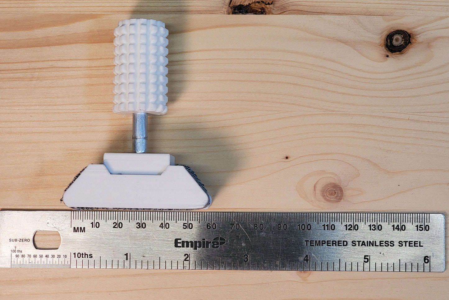 N-scale Revolutionary 3D-printed TRACK CLEANER kit with 5 pads & instructions. Keep your trains clean.
