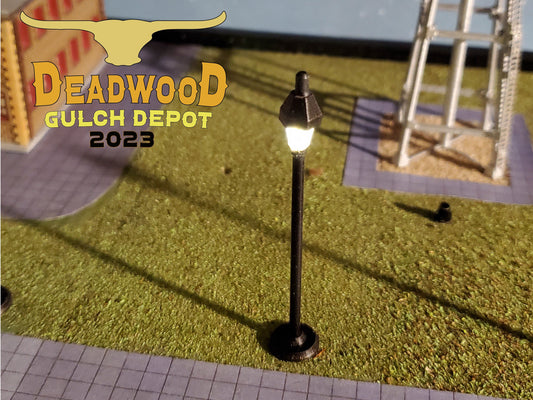 N scale lights 3D printed ready to paint and install. comes with wire and resistor for 12 volt use. Dioramas Dollhouses Model trains games