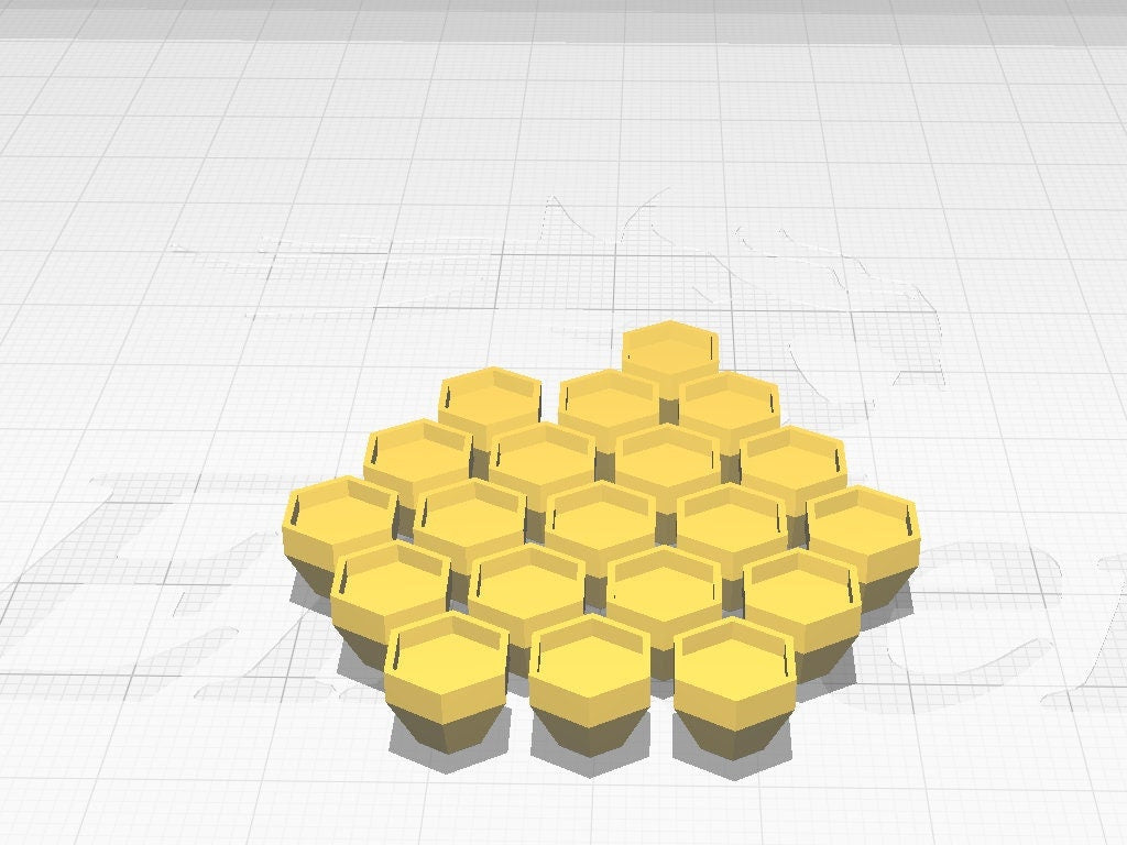 N Scale Octagon Box Set of 10  3D Printed (1:160) for Dioramas, Model Trains, Dollhouses, Wargaming, Displays & Miniatures  Unpainted