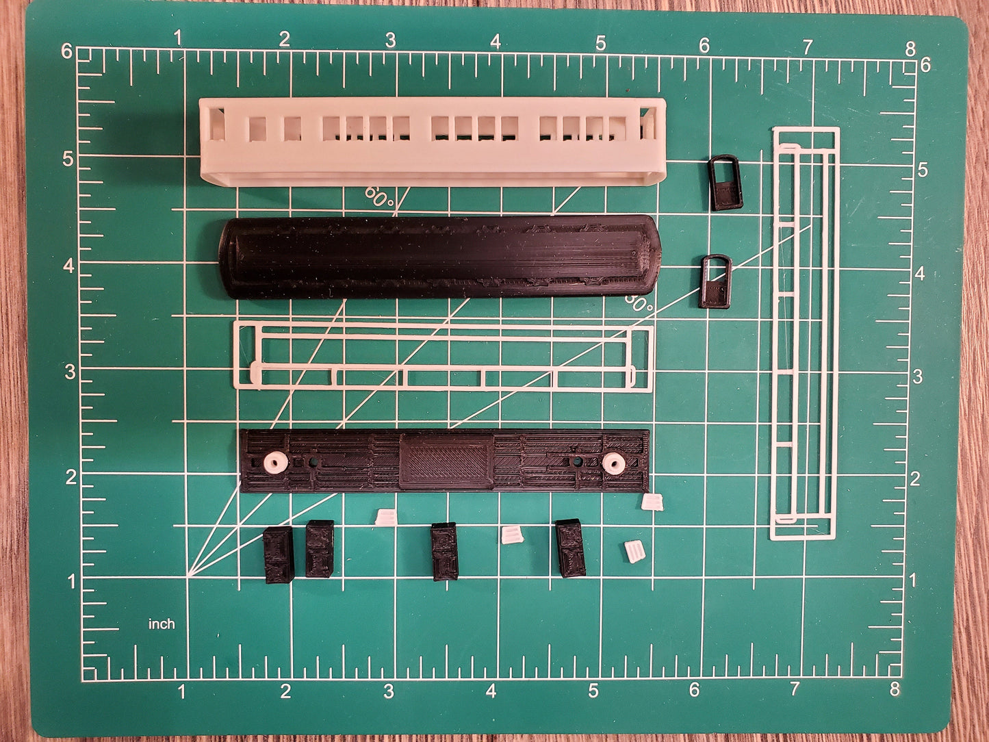 N scale Passenger Coach car 3D printed unassembled  Perfect for gifts, layouts, dioramas, dollhouses, war gamming, model displays, table top