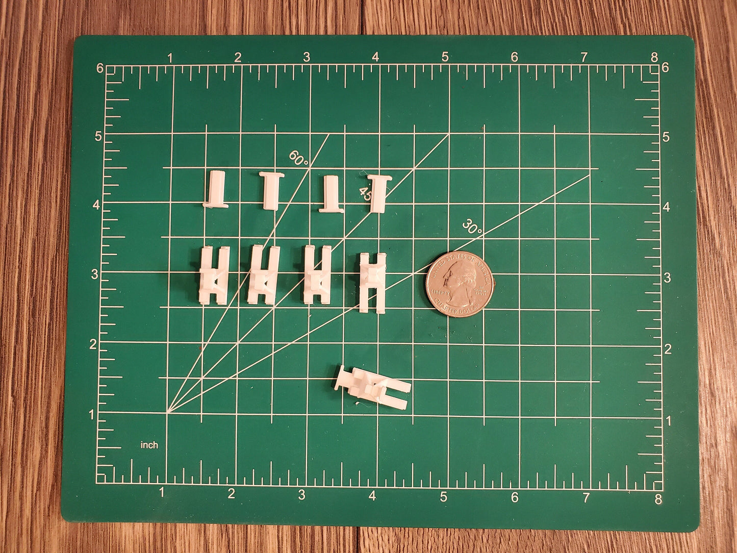 N scale 3D printed plastic model N Scale  Locking track bumpers- Dioramas-Terrain-Model trains-Landscapes-Miniatures. Set of 5 with locks.