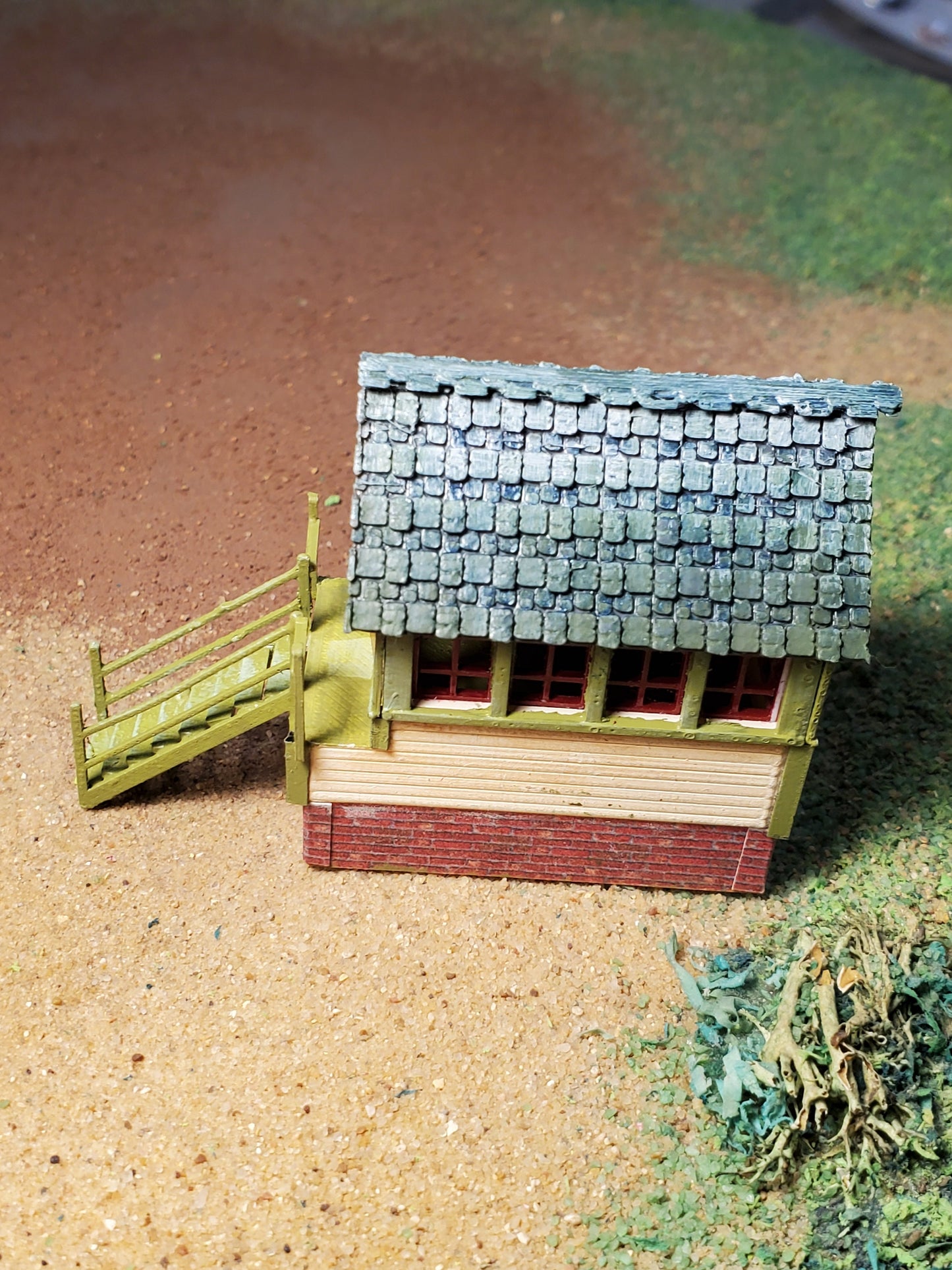 N scale 3D printed Signal Box Tower Kit. Unpainted w/ instructions for Dioramas, Terrain, War gaming, Dollhouse, Miniatures, Model trains