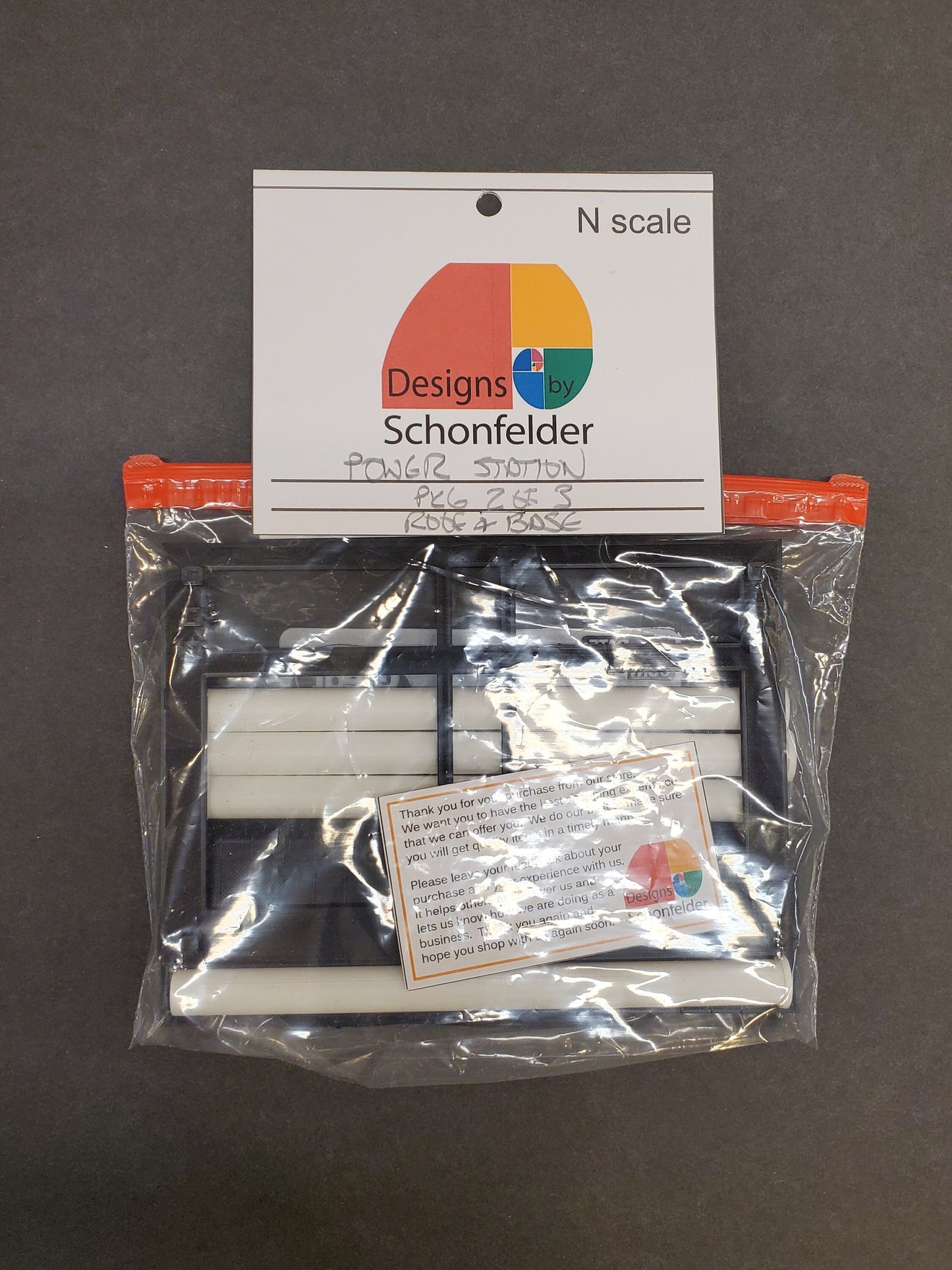 N Scale Power Plant Model Kit  3D Printed, Unpainted with Instructions