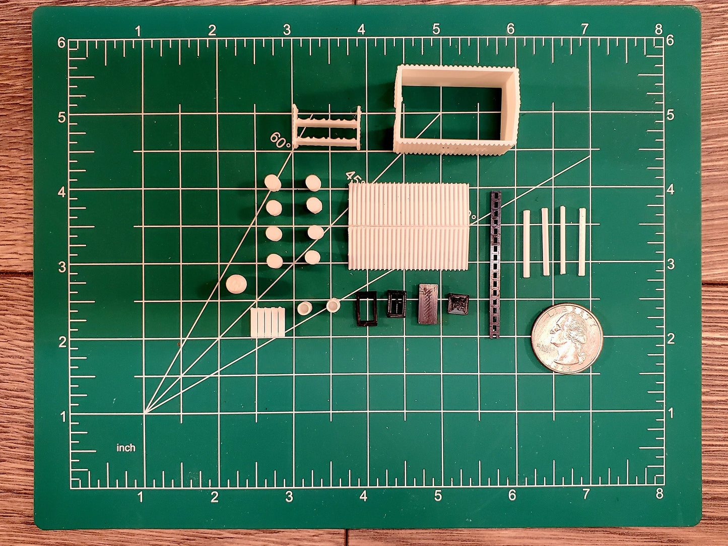 N scale Unpainted Metal building kit for Dioramas & Terrain. Paint and go! Perfect for Model railroad enthusiasts and hobbyists.
