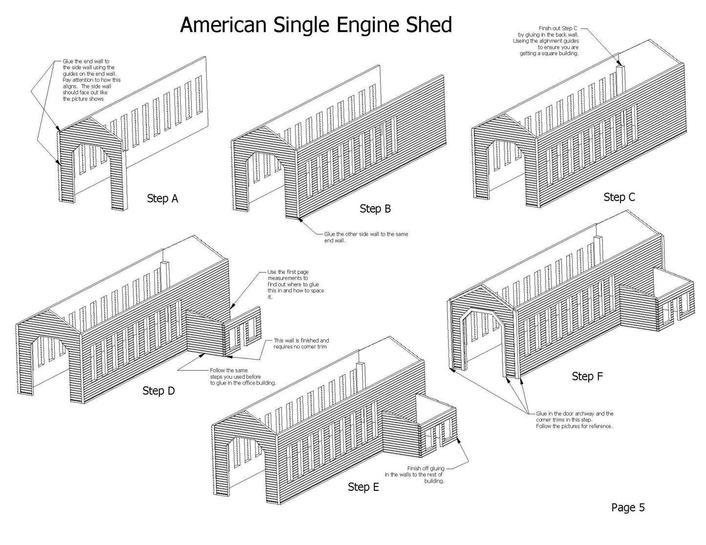 N Scale 3D-printed model kit Single Engine house with instructions unpainted. Perfect for dioramas, dollhouses, & model trains.