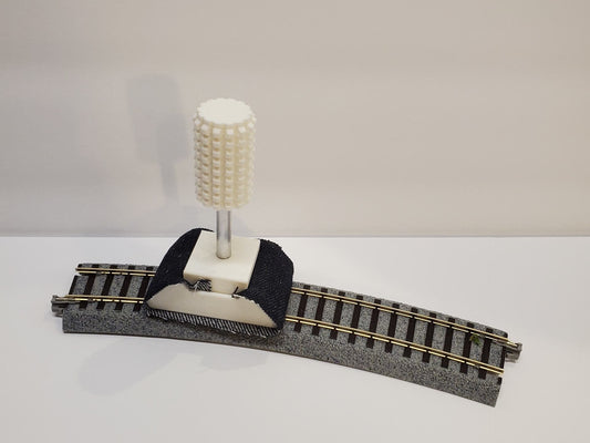 HO scale TRACK CLEANER kit with 4 cleaning pads included 3D printed for model train hobbyists