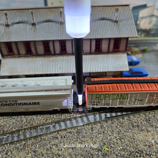 N Scale LED Uncoupler Tool  Fiber Optic Tip for Arnold & Modern Couplers, Doubles as Work Light for Layout Repairs and Night Ops
