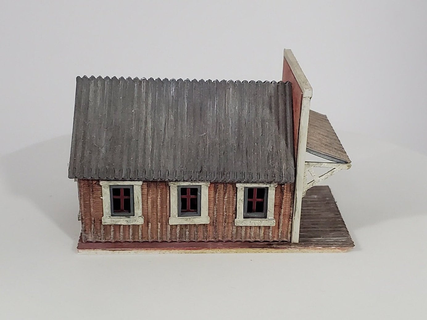 N Scale Undertaker Building Kit  3D Printed Old West Pioneer Model for Dioramas, Terrain, Mini Scenes, and Layouts  Unpainted PLA