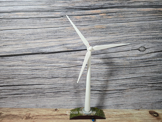 Ready-Built 19" Tall - Working wind Turbine for Display, Dioramas, conversation pieces, and miniatures. All original and one of a kind.