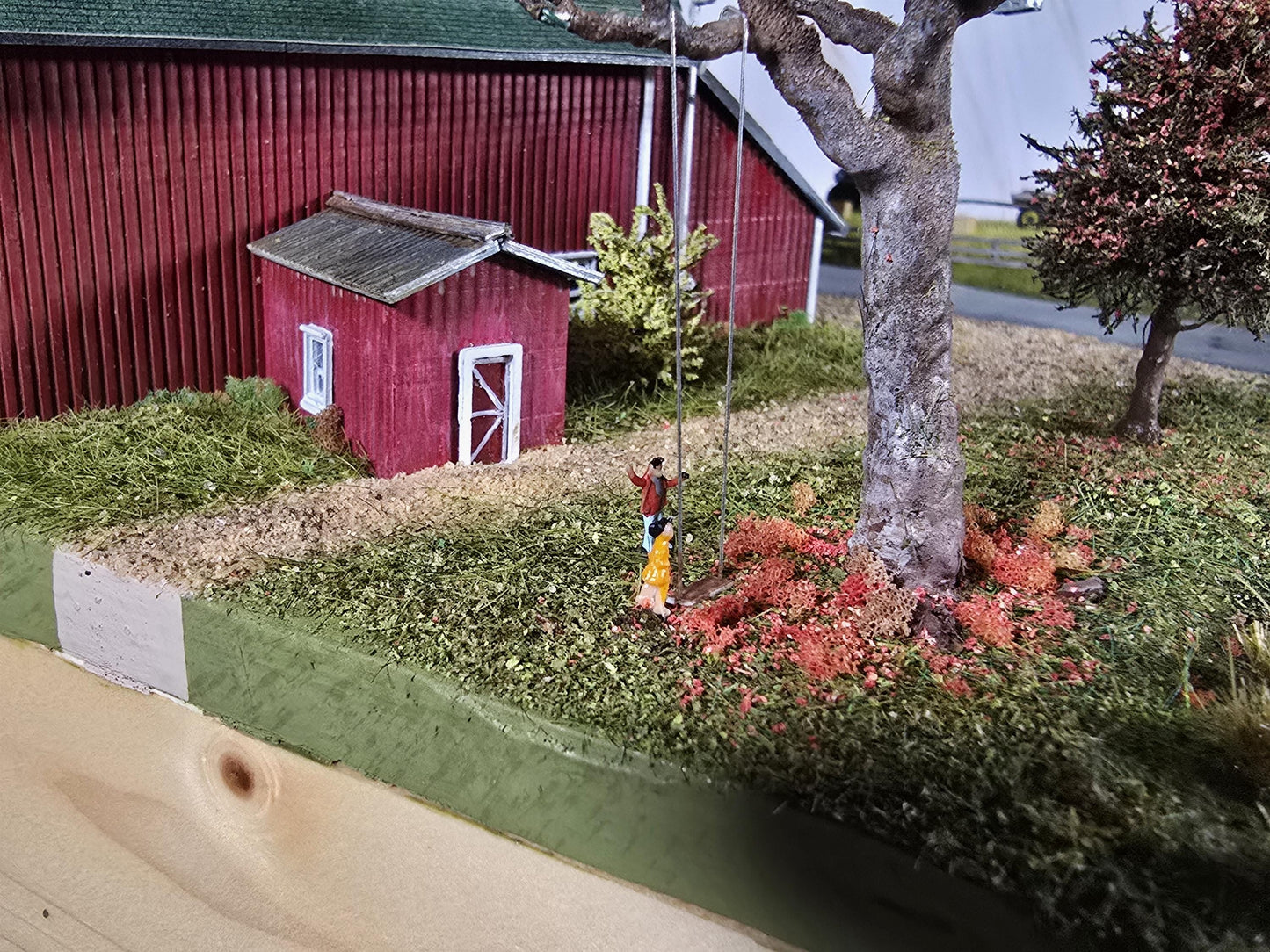 Custom Display with motorized Wind Turbine Diorama! A Showstopper for Layouts, Collectors, Displays,  collection pieces, desktop display