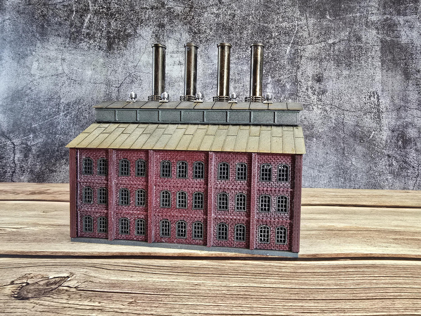 Pre Order Ready Built Power Plant Factory N Scale Building Model Railroad Layouts - with Lights, Pre Order Only.  not a Kit