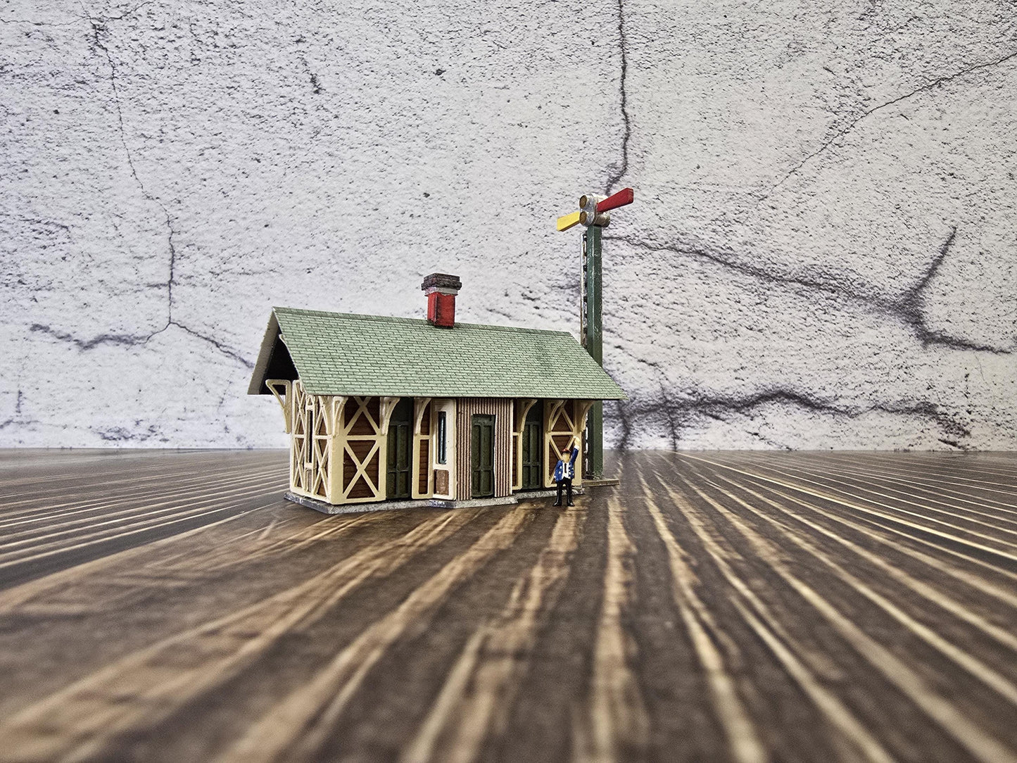 Miniature Monday Special N Scale Ready Built Stewart Depot  Building Model Railroad Layouts, Handcrafted Detailing, Dioramas, Desktop display
