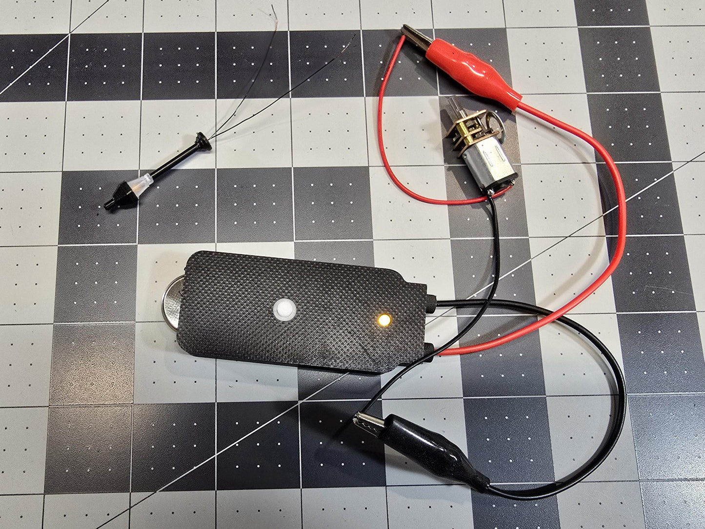 N Scale Light & Motor Tester for Model Railroading  Perfect for Dioramas, Hobbyists, Model Trains, LEDs, Motor, and More!